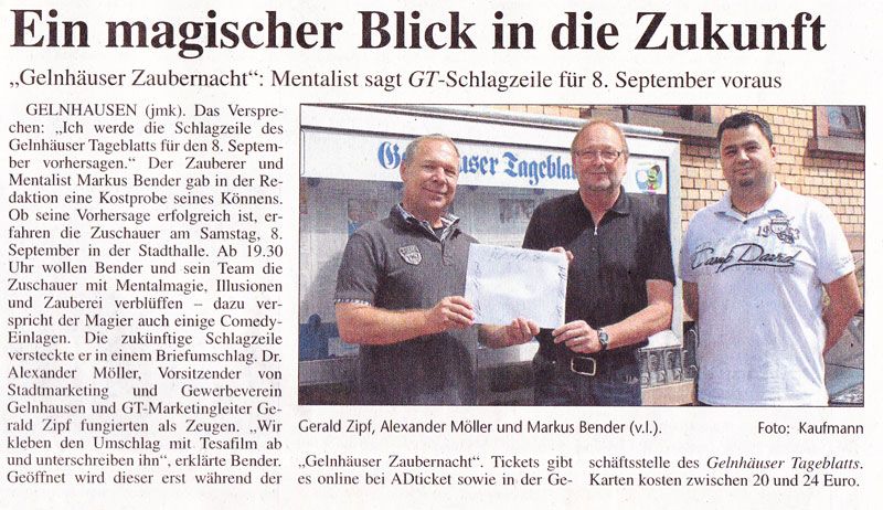 Gelnhäuser Tageblatt 12.07.2012