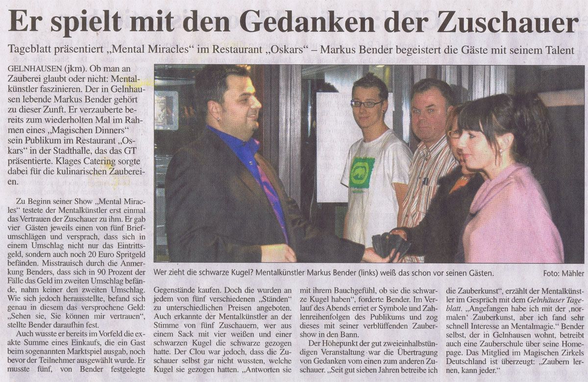 Gelnhäuser Tageblatt 19.01.2011